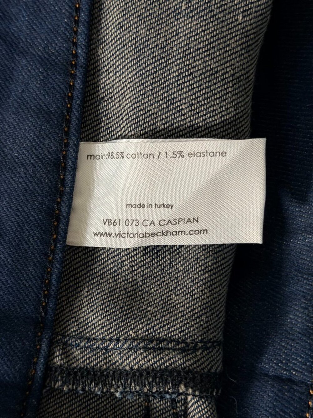 VICTORIA BECKHAM Womens's Navy and Blue Jeans size 28 - Picture 7 of 10
